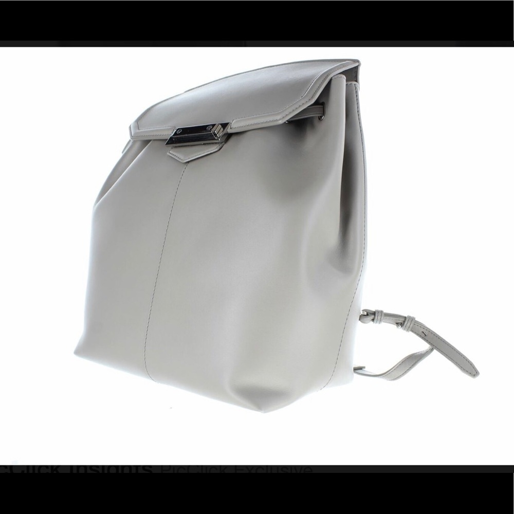 Alexander Wang Gray Leather Prisma Backpack